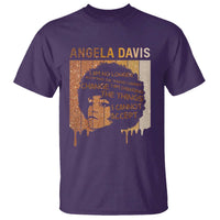 Angela Davis Quote T Shirt I Am No Longer Accepting The Things I Cannot Change - Wonder Print Shop
