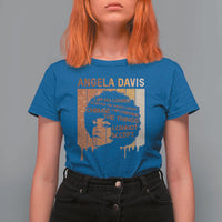 Angela Davis Quote T Shirt For Women I Am No Longer Accepting The Things I Cannot Change - Wonder Print Shop