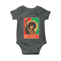 Angela Davis Baby Onesie Political Protest Resist Civil Rights Freedom - Wonder Print Shop
