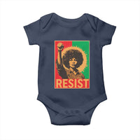 Angela Davis Baby Onesie Political Protest Resist Civil Rights Freedom - Wonder Print Shop