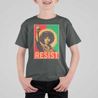 Angela Davis T Shirt For Kid Political Protest Resist Civil Rights Freedom - Wonder Print Shop