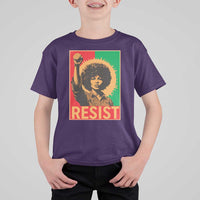 Angela Davis T Shirt For Kid Political Protest Resist Civil Rights Freedom - Wonder Print Shop