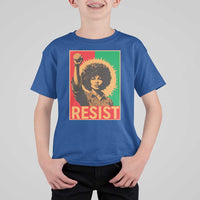 Angela Davis T Shirt For Kid Political Protest Resist Civil Rights Freedom - Wonder Print Shop