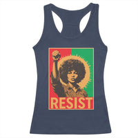 Angela Davis Racerback Tank Top Political Protest Resist Civil Rights Freedom - Wonder Print Shop