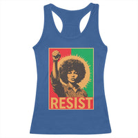 Angela Davis Racerback Tank Top Political Protest Resist Civil Rights Freedom - Wonder Print Shop