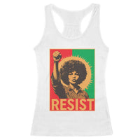 Angela Davis Racerback Tank Top Political Protest Resist Civil Rights Freedom - Wonder Print Shop