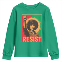 Angela Davis Youth Sweatshirt Political Protest Resist Civil Rights Freedom - Wonder Print Shop