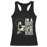 Angela Davis Inspirational Quote Racerback Tank Top - Wonder Print Shop