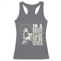 Angela Davis Inspirational Quote Racerback Tank Top - Wonder Print Shop