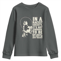 Angela Davis Inspirational Quote Youth Sweatshirt - Wonder Print Shop