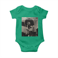 Angela Davis Inspirational Quote Baby Onesie Black History Month - Wonder Print Shop
