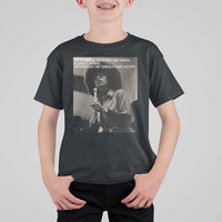 Angela Davis Inspirational Quote T Shirt For Kid Black History Month - Wonder Print Shop
