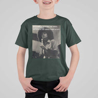 Angela Davis Inspirational Quote T Shirt For Kid Black History Month - Wonder Print Shop
