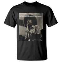 Angela Davis Inspirational Quote T Shirt Black History Month - Wonder Print Shop