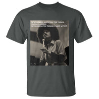 Angela Davis Inspirational Quote T Shirt Black History Month - Wonder Print Shop