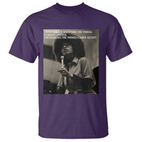 Angela Davis Inspirational Quote T Shirt Black History Month - Wonder Print Shop
