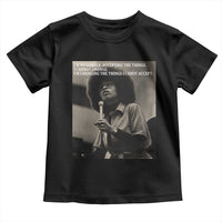 Angela Davis Inspirational Quote Toddler T Shirt Black History Month - Wonder Print Shop