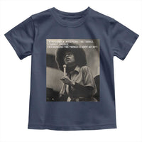 Angela Davis Inspirational Quote Toddler T Shirt Black History Month - Wonder Print Shop