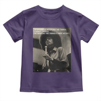 Angela Davis Inspirational Quote Toddler T Shirt Black History Month - Wonder Print Shop