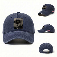 Angela Davis Inspirational Quote Washed Cotton Baseball Cap Black History Month