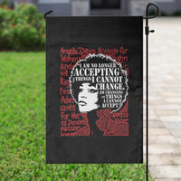 Angela Davis Inspirational Quote Garden Flag Black History Month - Wonder Print Shop