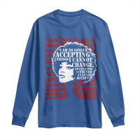 Angela Davis Inspirational Quote Long Sleeve Shirt Black History Month - Wonder Print Shop