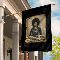 Angela Davis Inspirational Quote Garden Flag Black History Melanin - Wonder Print Shop