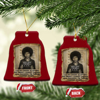 Angela Davis Inspirational Quote Ceramic Ornament Black History Melanin - Wonder Print Shop