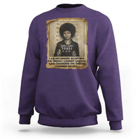 Angela Davis Inspirational Quote Sweatshirt Black History Melanin - Wonder Print Shop