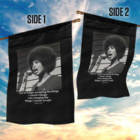 Angela Davis Inspirational Quote Garden Flag Black History African Pride Power - Wonder Print Shop