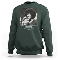 Angela Davis Inspirational Quote Sweatshirt Black History African Pride Power - Wonder Print Shop