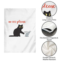No Ice Please Garden Flag Funny Cat Abolish ICE Meme Protest