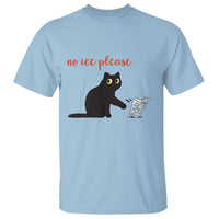 No Ice Please T Shirt Funny Cat Abolish ICE Meme Protest