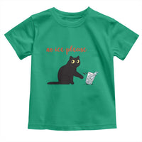 No Ice Please Toddler T Shirt Funny Cat Abolish ICE Meme Protest