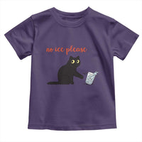 No Ice Please Toddler T Shirt Funny Cat Abolish ICE Meme Protest