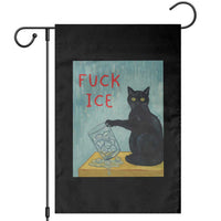No Ice Please Garden Flag Funny Cat Anti ICE Artist Meme