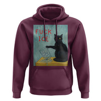 No Ice Please Hoodie Funny Cat Anti ICE Artist Meme