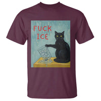 No Ice Please T Shirt Funny Cat Anti ICE Artist Meme
