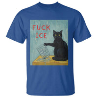 No Ice Please T Shirt Funny Cat Anti ICE Artist Meme