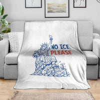 No Ice Please Throw Blanket Funny Statue of Liberty Anti ICE Deportation Human Rights