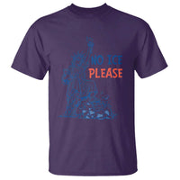 No Ice Please T Shirt Funny Statue of Liberty Anti ICE Deportation Human Rights