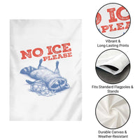 No Ice Please Garden Flag Funny Raccoon Trash Panda Anti ICE Meme