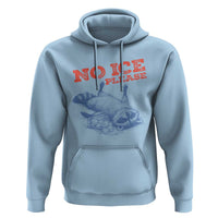 No Ice Please Hoodie Funny Raccoon Trash Panda Anti ICE Meme