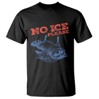 No Ice Please T Shirt Funny Raccoon Trash Panda Anti ICE Meme