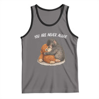 Punch Monkey Tank Top You Are Never Alone Brave