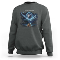 Baby Monkey Punch Sweatshirt You Are Never Alone Brave