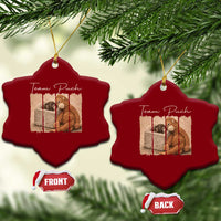 Team Punch Ceramic Ornament Baby Monkey And Plush Toy Viral
