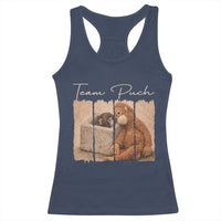 Team Punch Racerback Tank Top Baby Monkey And Plush Toy Viral