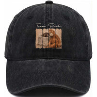 Team Punch Washed Cotton Baseball Cap Baby Monkey And Plush Toy Viral