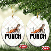 Team Punch Monkey Ceramic Ornament Viral Trend Baby Monkey Meme